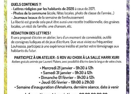 Télécharger ICI le flyer